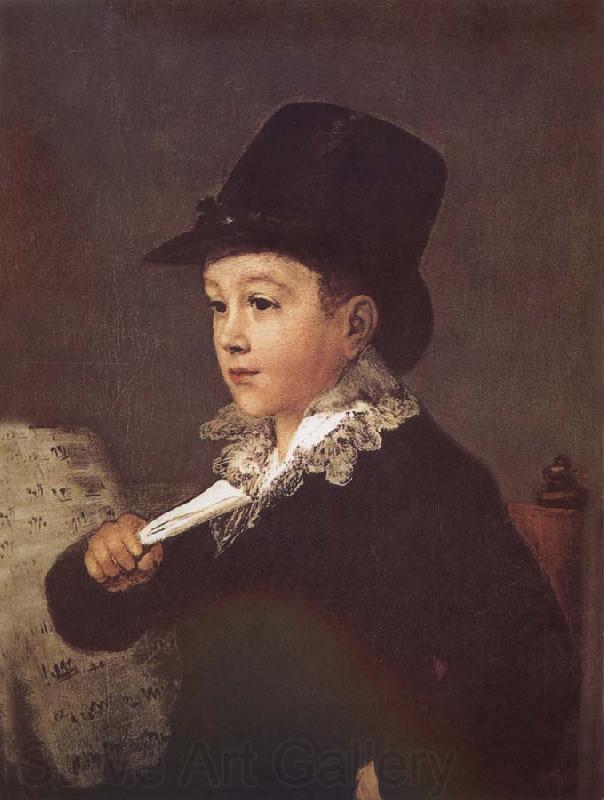 Francisco Goya Portrait of Mariano Goya Norge oil painting art